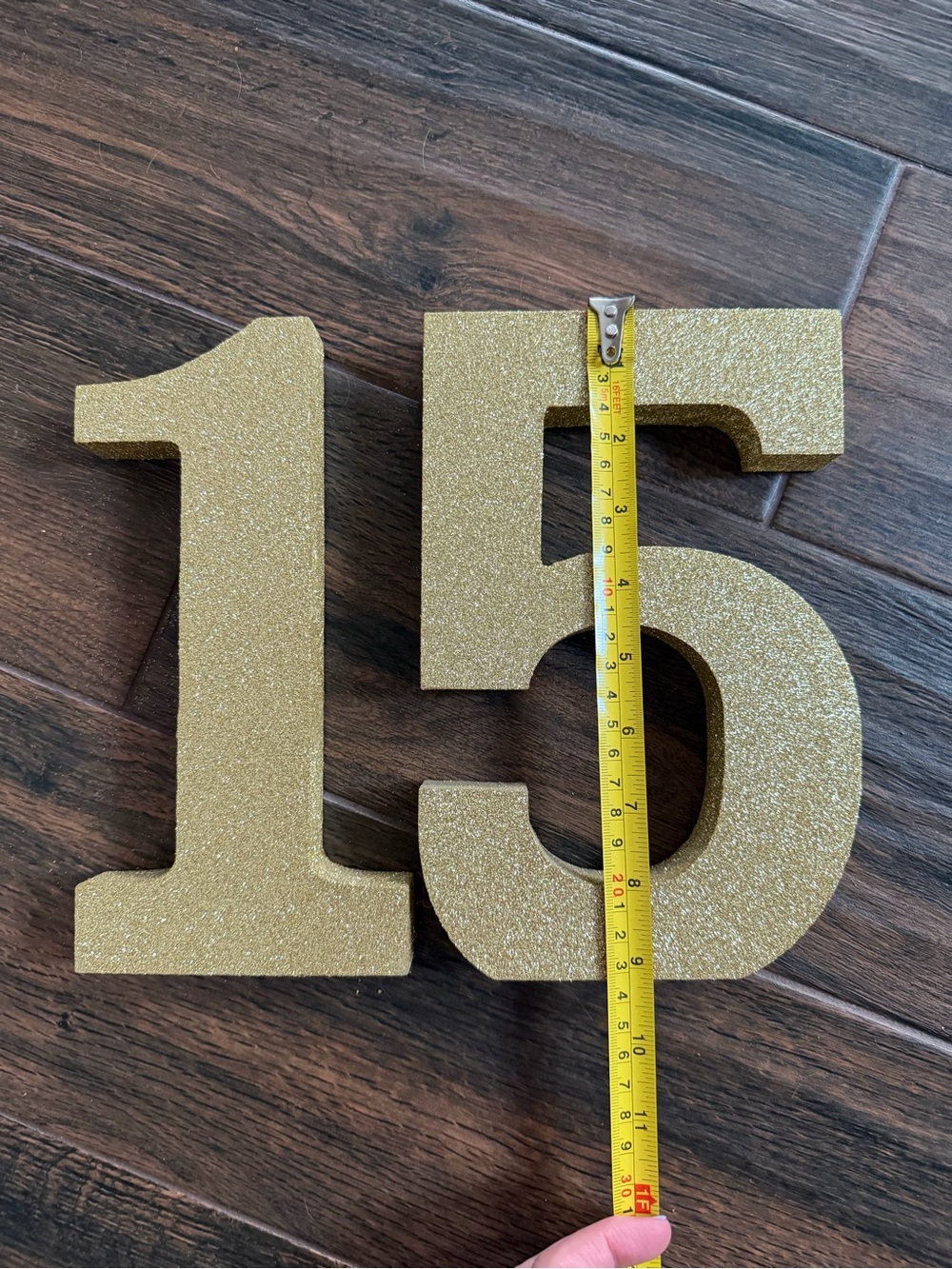 Glitter Gold Numbers 1 51 5 15 Party Decoration Home Supplies birthday table